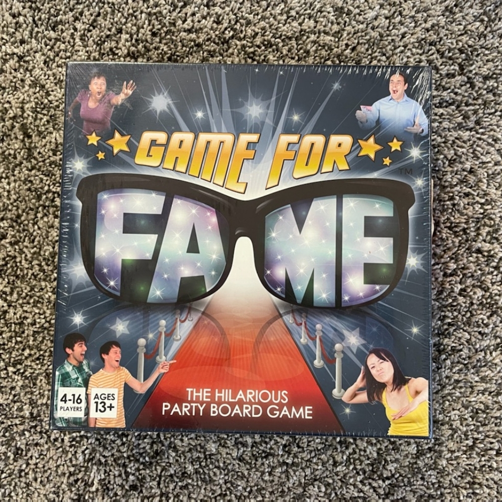 Game For Fame Hilarious Party Board Game New